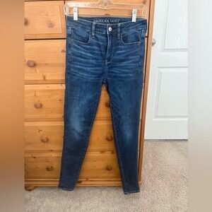 American Eagle Outfitters Dark Blue Jeggings